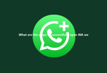 What are the steps to successfully open WA web?-WA Web