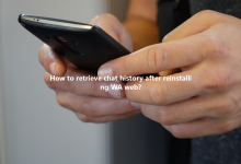 How to retrieve chat history after reinstalling WA web?-WA Web