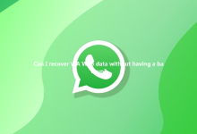 Can I recover WA Web data without having a backup?-WA Web